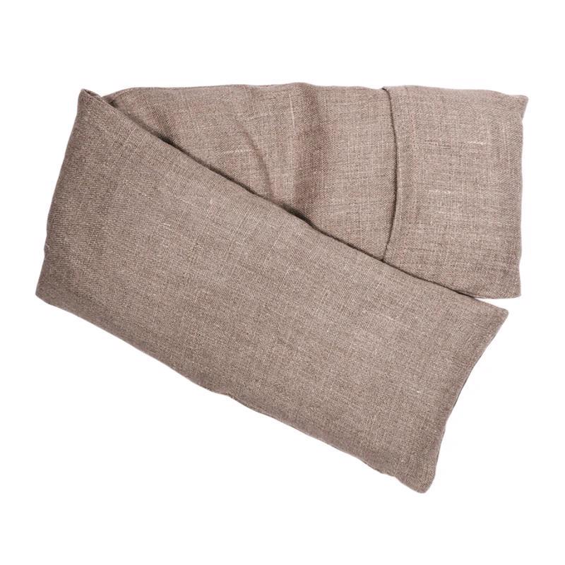 NATURAL LINEN HOT/COLD FLAXSEED NECK WRAP