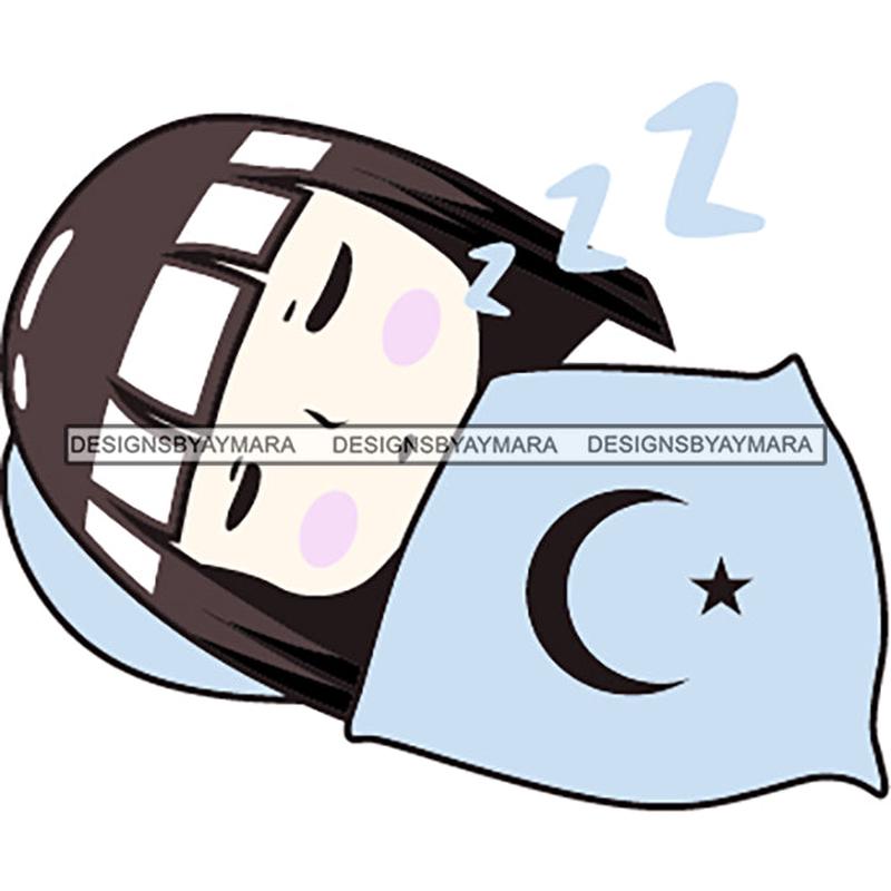 Everyday Daily Routine Sleeping Digital Planner Stickers GoodNotes Pre-cropped Digital Stickers .PDF .PNG .JPG