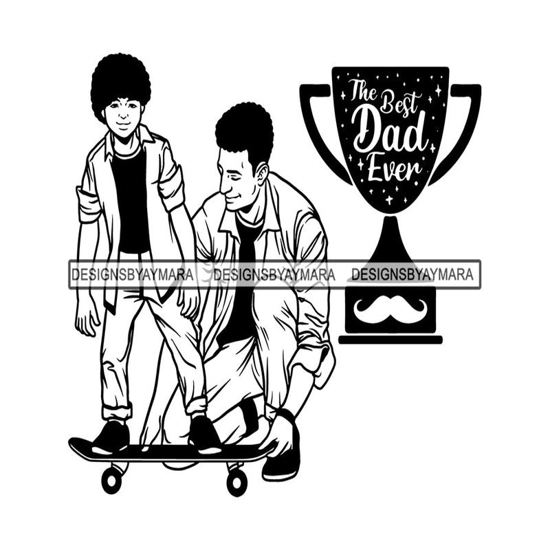Father\'s Day #1 SVG Cut File For Silhouette and Cricut
